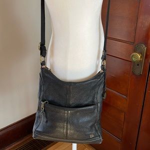 The Sak black leather crossbody bag